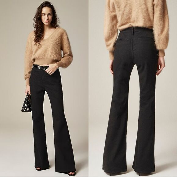 J. Crew Denim - NWT J CREW High-rise flare jean in Black Rinse